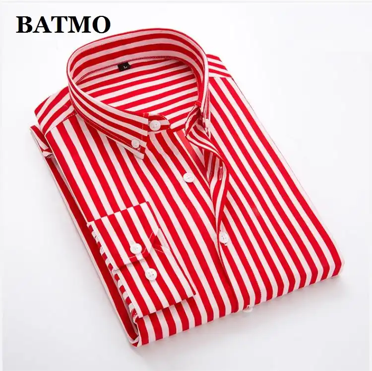 plus size red and white striped shirt
