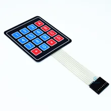 Adeept New Adeept 16 Key Membrane Switch Keypad Keyboard 4 x 4 4X4 4*4 Matrix Array Arduino Raspberry Pi AVR Freeshipping