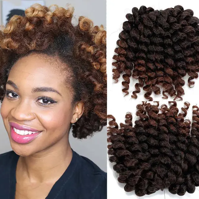 Difei Jamaican Bounce Wand Curl Crochet Hair Synthetic Difei Jamaican Bounce Wand Curl Crochet Hair Synthetic Braids African Twist Braiding