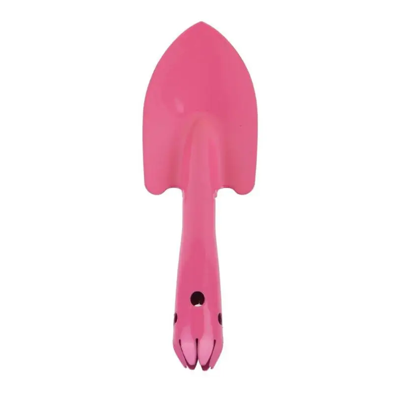 Острая интегрированная железная маленькая Лопата садовая лопатка аппаратные инструменты (розовый)