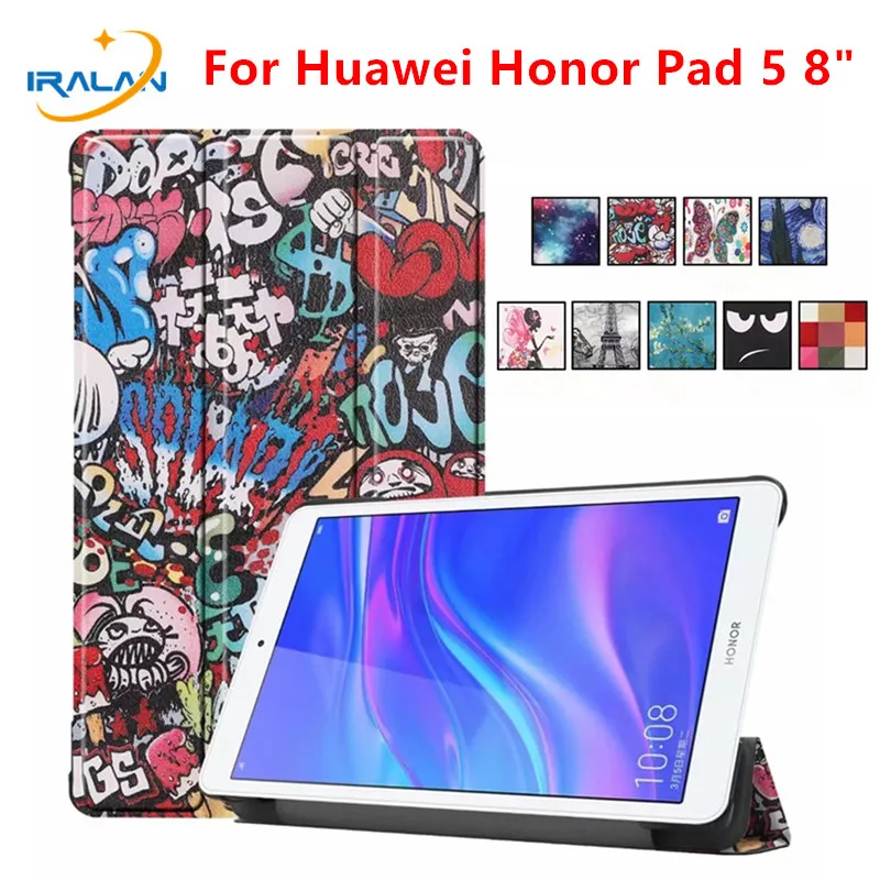 Окрашенный чехол подставка из искусственной кожи для Huawei Honor Tab 5 8 JDN2 W09/AL00