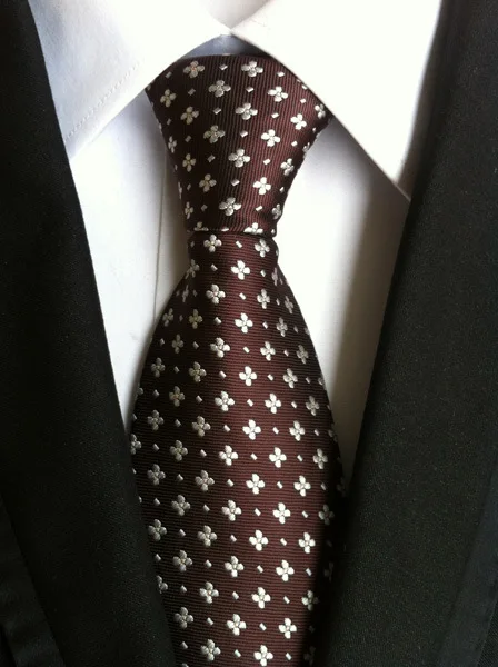 HOOYI/мужские вечерние галстуки в клетку с узором в горошек, деловые галстуки, свадебный подарок, цветочный галстук, рождественские Модные аксессуары - Цвет: Y12