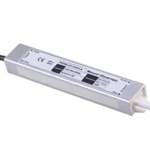 Алюминиевый корпусный переключатель питания, DC24V 15 Вт светодиодный водонепроницаемый блок питания, гарантия 1 год