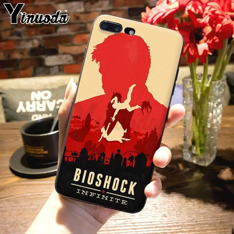 Yinuoda Bioshock infinite роскошный ТПУ резиновый чехол для телефона чехол для Apple iPhone 8 7 6 6S Plus X XS XR XS MAX 5 5S SE 5C Чехол