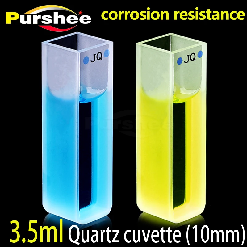 

1pcs Standard quartz cuvette with lid(10mm) corrosion resistance/Use of matching spectrophotometer
