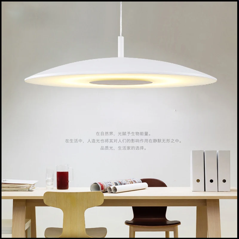 

Led dining room chandelier round simple modern living room bedroom study lamp single head bar dining room fashion lighting