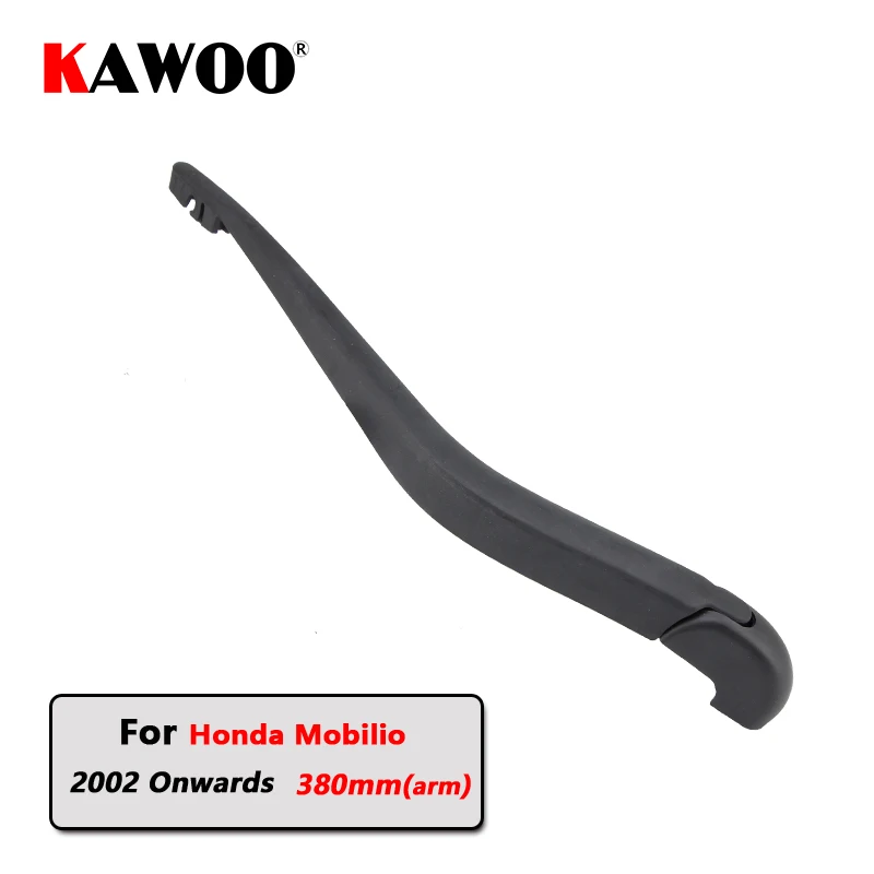 

KAWOO Car Rear Wiper Blade Blades Back Window Wipers Arm For Honda Mobilio Hatchback (2002-) 380mm Car Accessories Styling