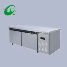 Singola temperatura di refrigerazione frigorifero in ottone 1.5 m da cucina di congelamento di stoccaggio congelato frezzer banco di lavoro