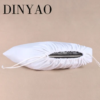 

1pcs/lot 48*39cm High Quality Cotton Custom Logo Printed Drawstring White Gift Bags Clothing Bags' Dust-proof Packaging Bags
