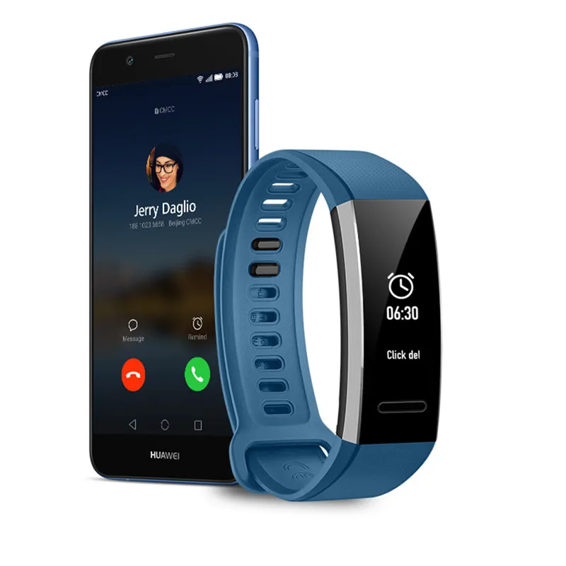 Смарт браслет Huawei Band 2 Pro B29 B19 с GPS для плавания контроля пульса Push сообщений