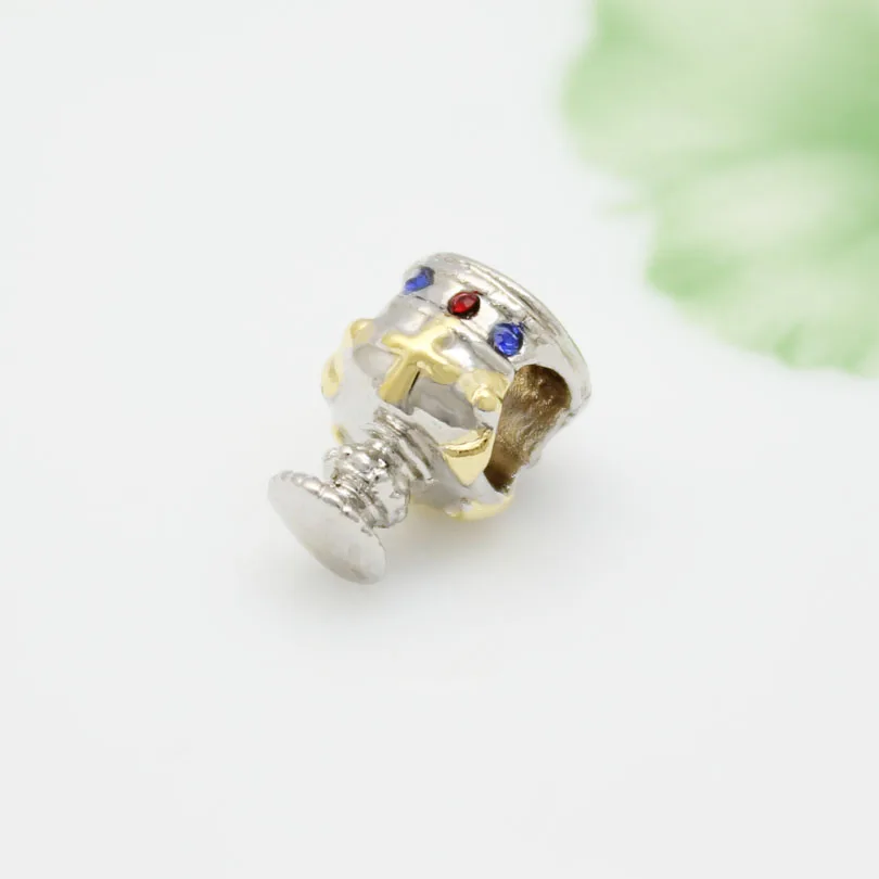 

new product popular in Europe and America Holy Grail religious charm bracelet beads fit Pandora