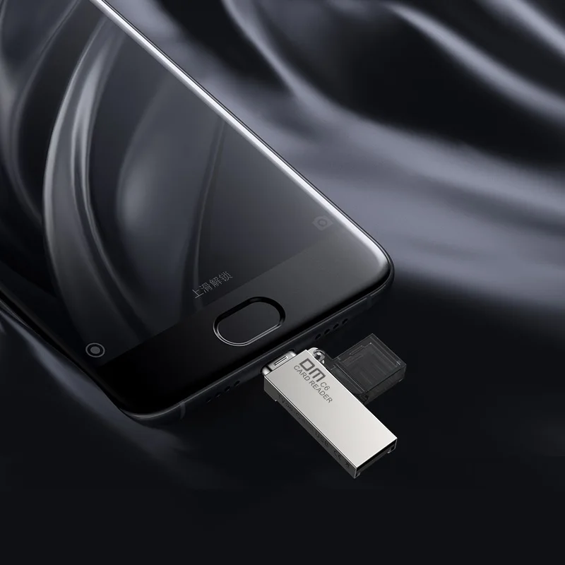 DM CR006 USB C кард-ридер Micro SD/TF type C мульти-ридер для MacBook или смартфона с интерфейсом USB-C