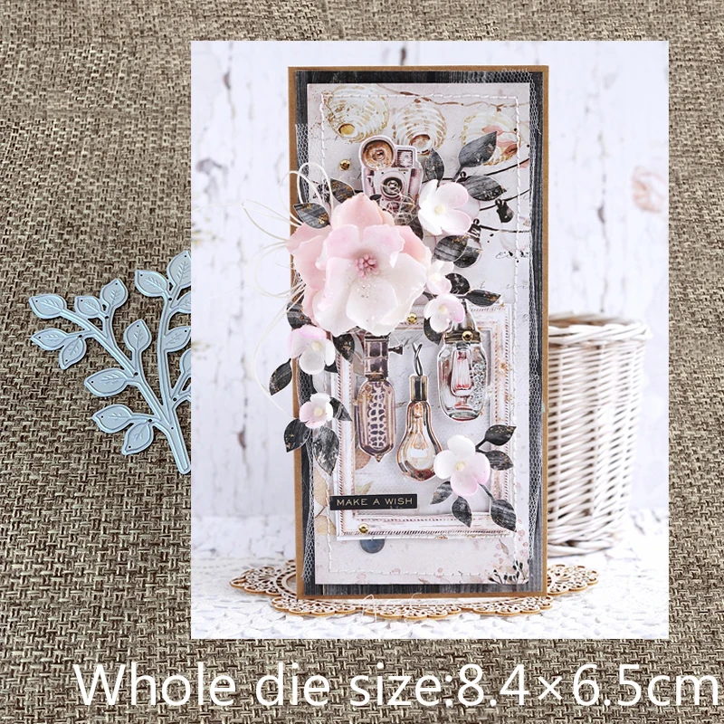 

New Design Craft Metal Cutting Dies cut die new leaf string decoration Scrapbooking Album Paper Card Craft Embossing Die Cuts