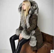 2016 new hot winter Thicken Warm woman Down jacket Coat Parkas Outerwear Hooded fox Fur collar Luxury long plus XL Slim End Cold