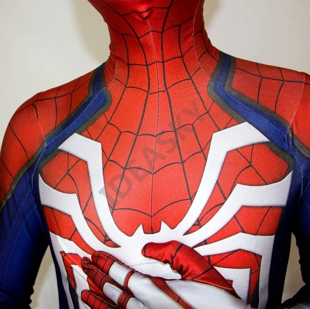 Косплей костюмы на Хэллоуин для мужчин взрослых супергерои игра ps4 insomniac Человек