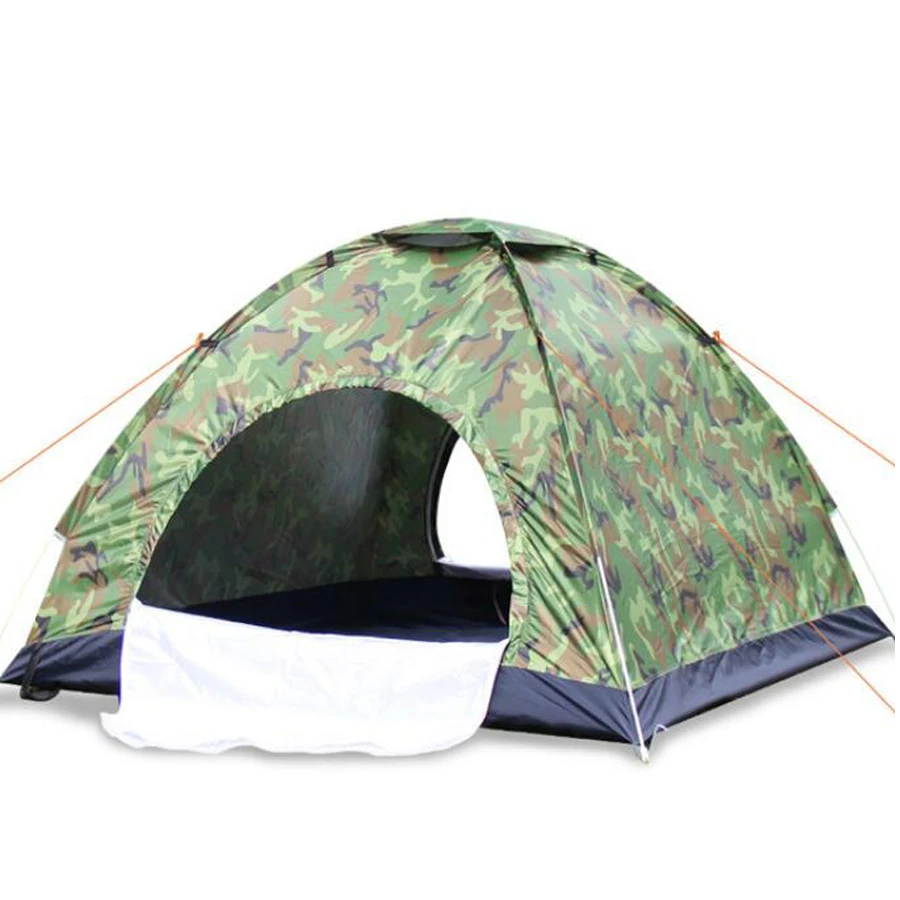

Canvas Outdoor Camping 2/3/4 Persons Fishing Tent For Winter Automatic Uv Protection Outdoor Camping Tent Pop Up Warm Camo Tents