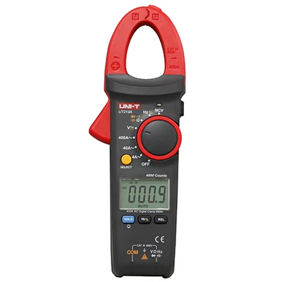 

UNI-T UT213A Professional Clamp Multimeters Voltage AC Current Resistance Capacitance Diode Continuity NCV Measure