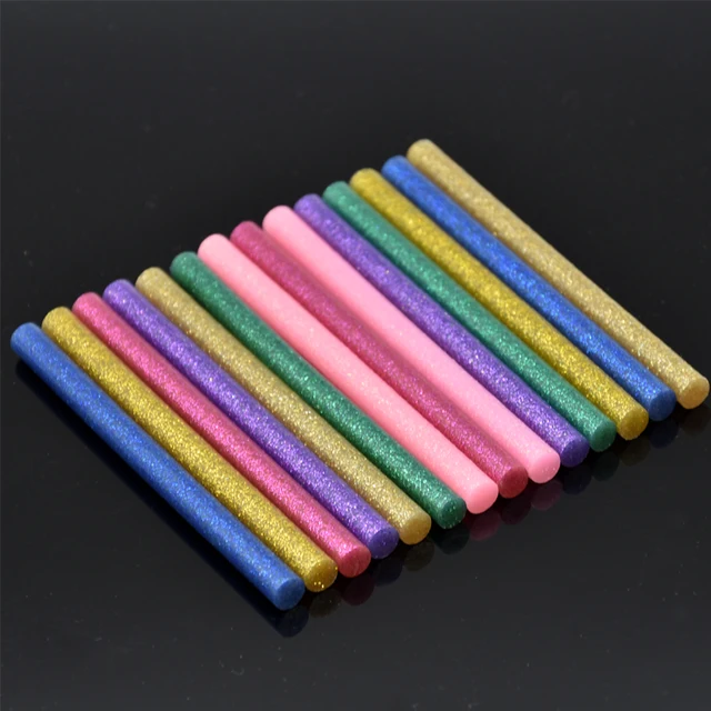 7x100mm Color Glitter Hot Melt Glue Stick Adhesive Sticks Diy Craft 7x100mm Color Glitter Hot Melt Glue Stick Adhesive Sticks Diy Craft Art Toy Al Electric