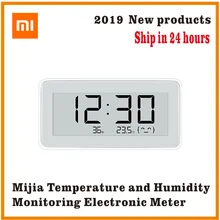Xiaomi Mijia BT4.0 беспроводные умные электрические цифровые часы для помещений и улицы, гигрометр, термометр, ЖК-измерительные приборы для измерения температуры