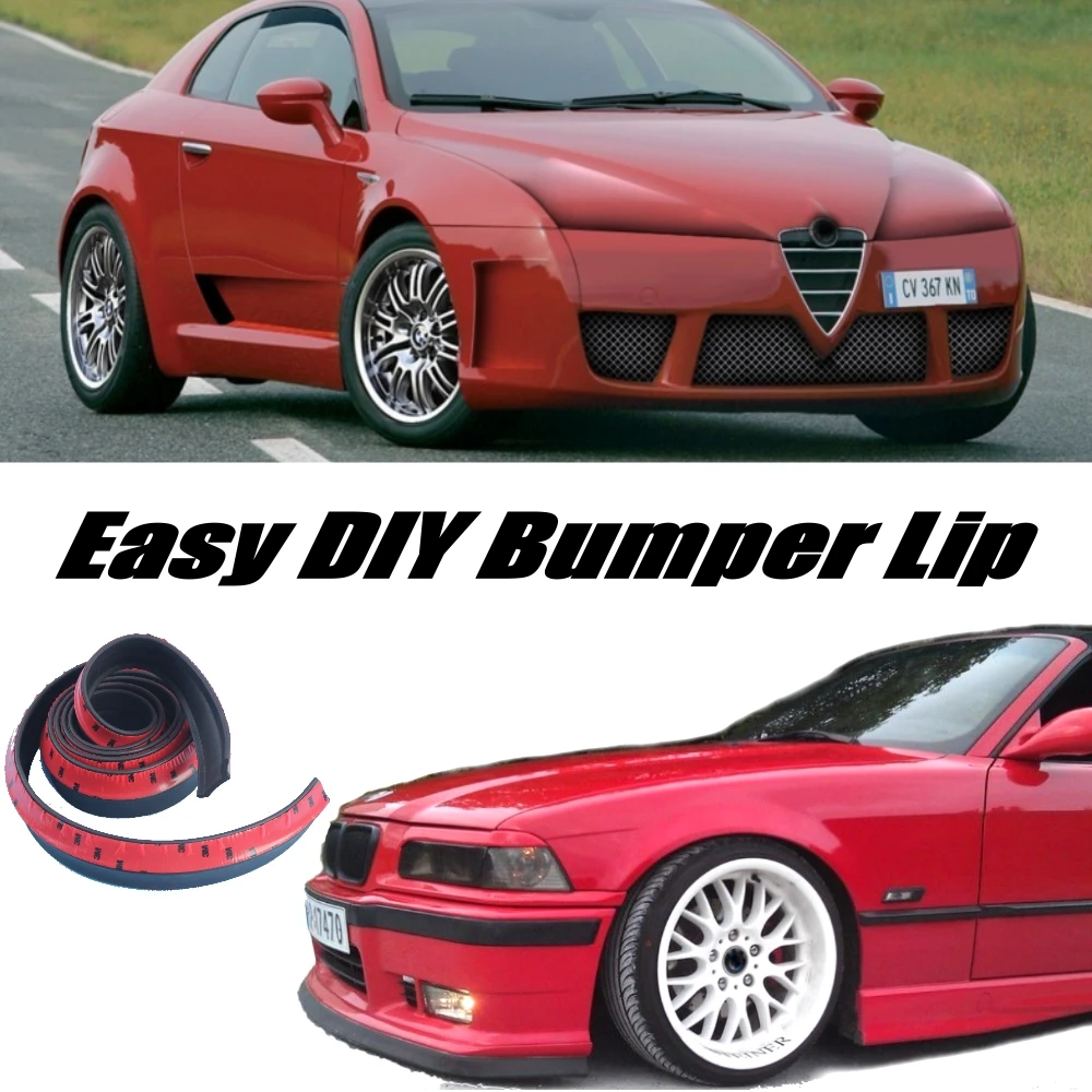 

NOVOVISU Bumper Lip Deflector Lips For Alfa Romeo Nuvola AR Front Spoiler Skirt For Car Tuning / Body Kit / Strip / Front Skirt