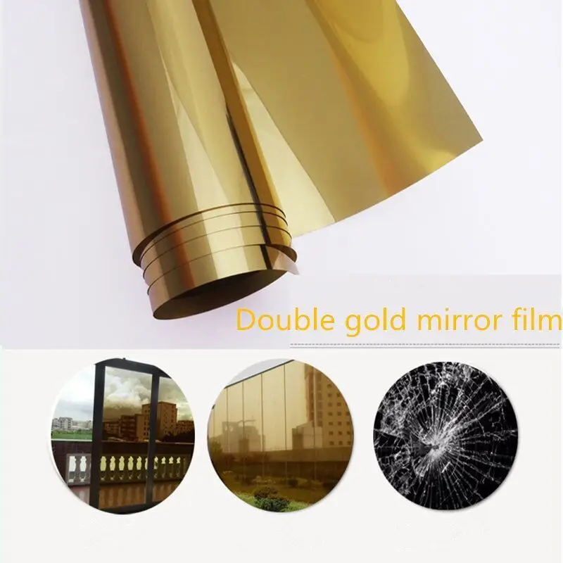 GOLD REFLECTIVE 30"x 10' PROLINE WINDOW FILM COLOR SOLAR TINT POLAIZADO TINTING 