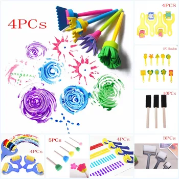

2019 New 1 Set Educational Drawing Toys Painting Brushes Stamps Roller Toy For Children Stationery Learning Tools For Students