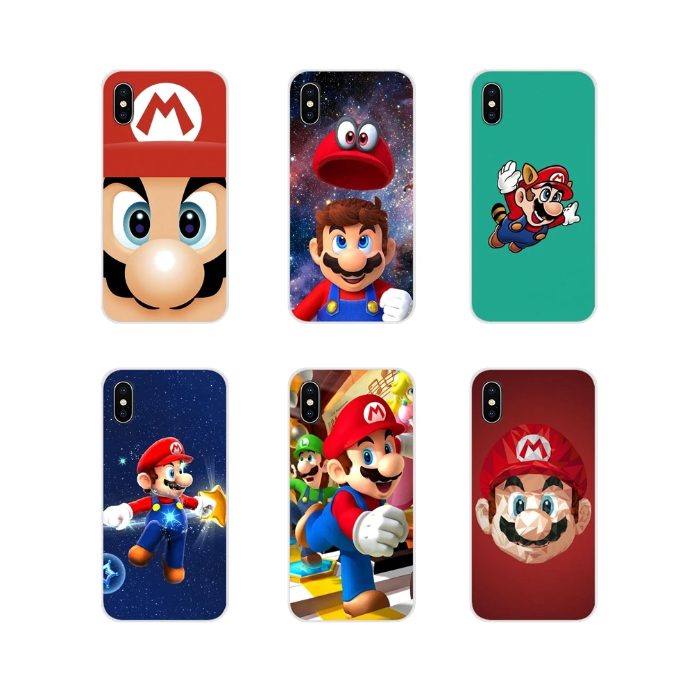 

For Motorola Moto X4 E4 E5 G5 G5S G6 Z Z2 Z3 G G2 G3 C Play Plus super mario bros Flexible Accessories Phone Cases Covers