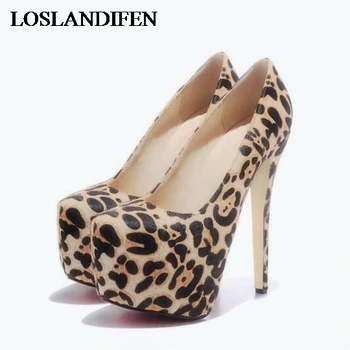 

Fashion 2018 Spring New Hot Gladiator Women Serpentine Printing Platform High Heels Shoes Sexy Pumps Woman NLK-C0003