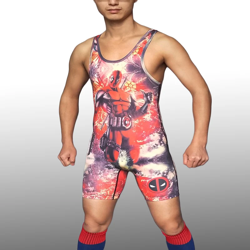 Superhero Wrestling Singlets