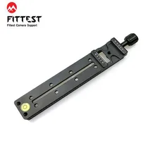 FITTEST FNR-200 многоцелевой 200 мм рельсовый ползунок с Arca Swiss совместимый быстросъемный зажим для панорамной фотографии