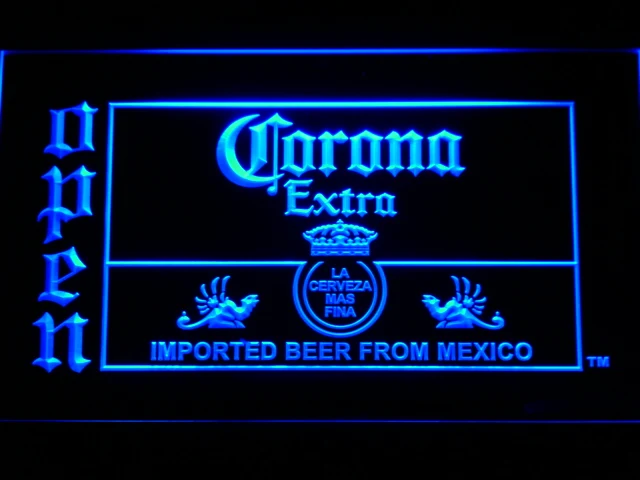 

035 Corona Beer OPEN Bar LED Neon Light Signs with On/Off Switch 20+ Colors 5 Sizes to choose