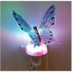 Романтическая светящаяся светодио дный бабочка светодиодный ночник для маленьких детей ночник 3d лампа украшение для дома атмосфера