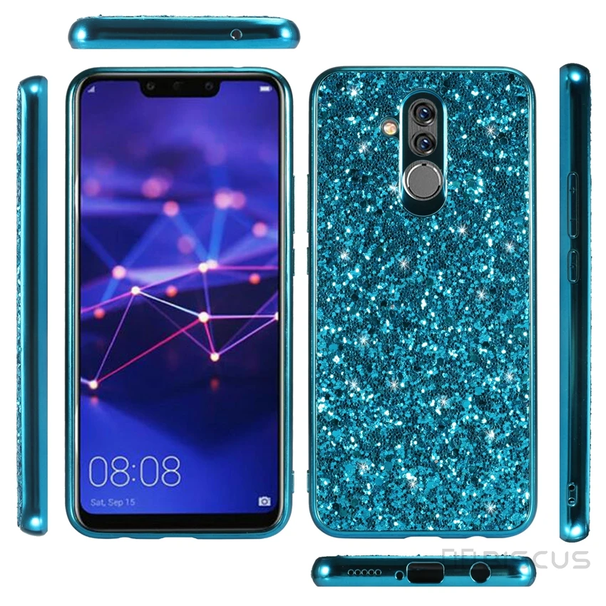 Роскошный блестящий чехол для huawei P30 Pro P20 mate 20 Lite Y5 Y6 чехол с блестящими блестками для Honor 10i 8S 8A Pro View 20