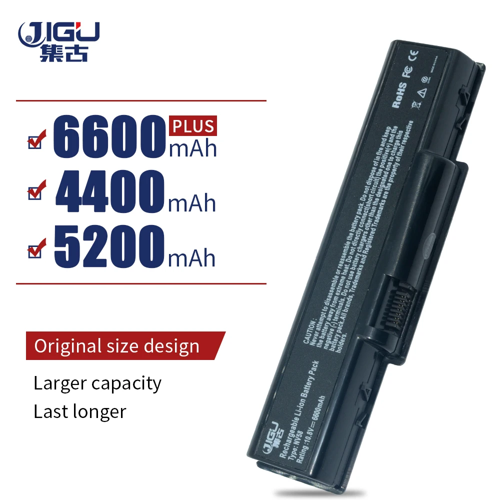 Аккумулятор JIGU для ноутбука Aspire 5516 Новый OEM 6 ячеек 5532 Packard Bell EasyNote TJ61 TJ65 TJ66 TJ67 TR81 TR85