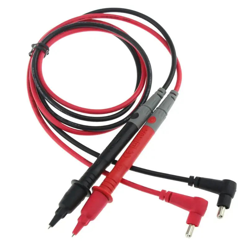 

1 Pair 1000V 10A Probe Test Leads Pin for Digital Multimeter Meter Needle Tip Multi Meter Tester Lead Probe Wire Pen Cable