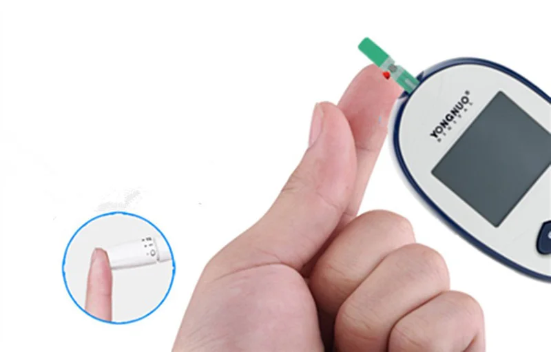 100pcs Blood Glucose Test Strips And Lancest Needle For GLM 76 Glucometer Blood Glucose Meters Monitor Health Care Tools (2)