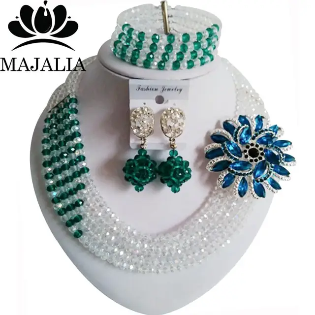 Buy Fashion Nigeria Wedding african beads jewelry set