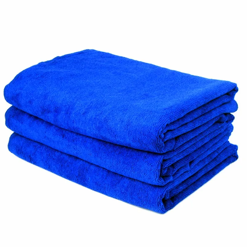 160*60 см мягкий синий полотенце с микрофибрами для чистки Авто стирка сухой чистой ткани дропшиппинг для bmw