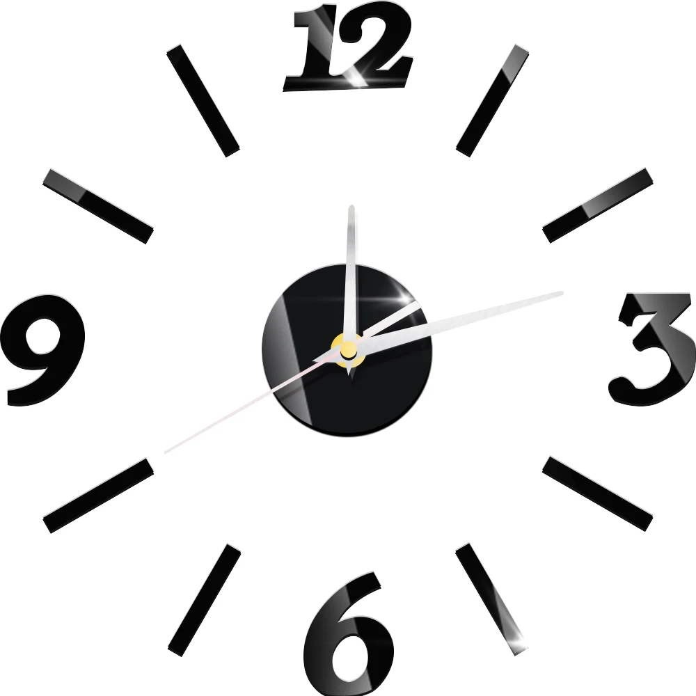 diy self adhensive wall clock morden arabic numerals diy self adhensive wall clock morden arabic numerals