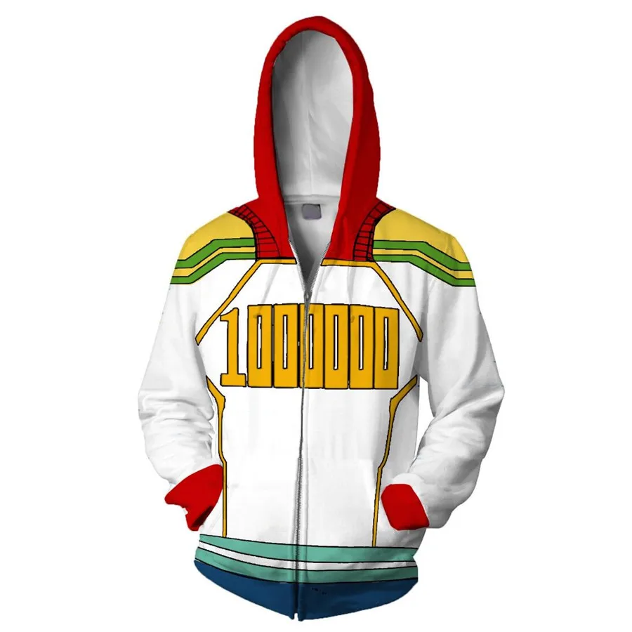 

My Hero Academia One For ALL100% Cosplay Costume Hoodies Anime Sweatshirts 3D New Men Women College Clothing