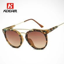 Delgado Curvo Ceja Camuflaje Gafas de Sol Redondas de La Vendimia Gafas de Sol Hombres Redondeadas UVA/UVB gafas de sol mujer Gafas Pareja