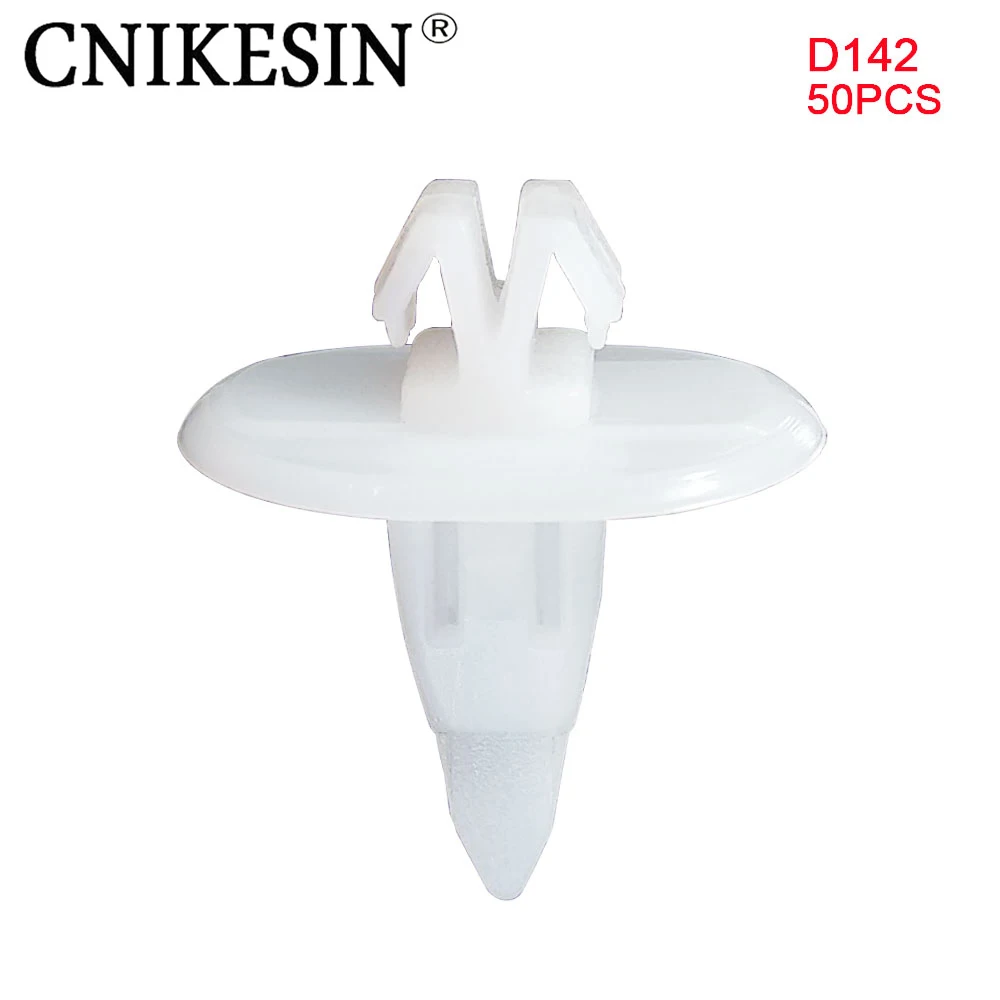 CNIKESIN 50PCS D142 9mm Hole Car Nylon Clips Fastener Shield Retainers ...