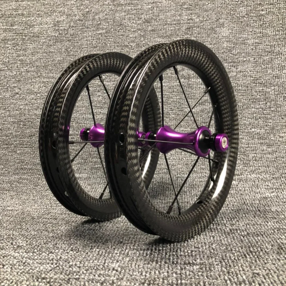 Contador 12 &quotдюймовый детский велосипед BMX Балансирующий Углеродные колеса jant 3k