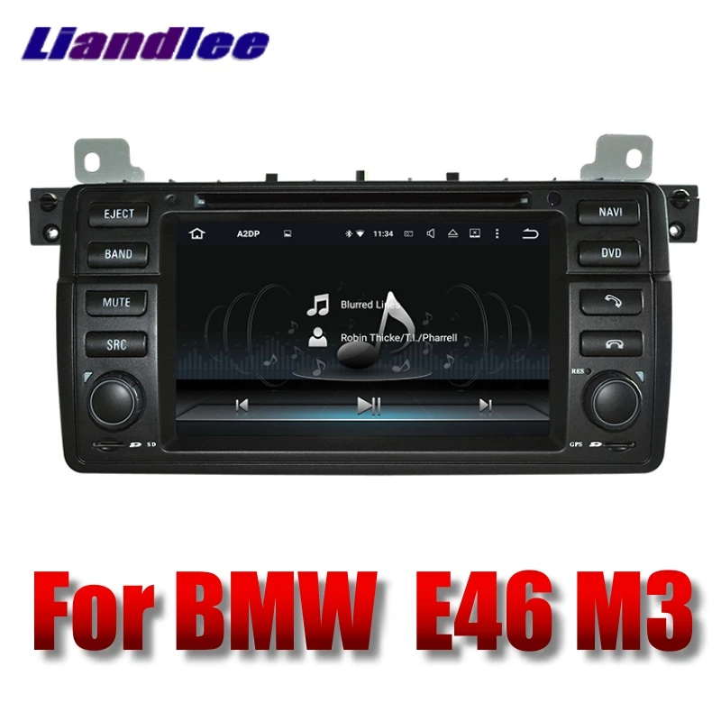 Sale Liandlee Car Multimedia Player NAVI For BMW 3 Series E46 M3 1997~2006 With DVD BT Car Radio Stereo GPS Navigation Touch Screen 3