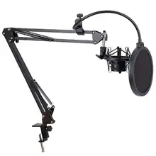Ударопрочный зажим для микрофона стойка для микрофона настольная Nb35 Live консольный кронштейн черный
