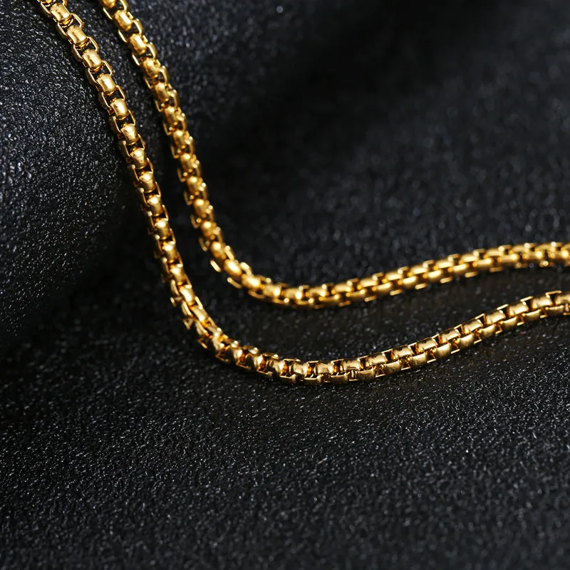 Personalized Custom Name Necklaces Men Women Big Nameplate Jewelry Long Chain Initial Letter Neckla