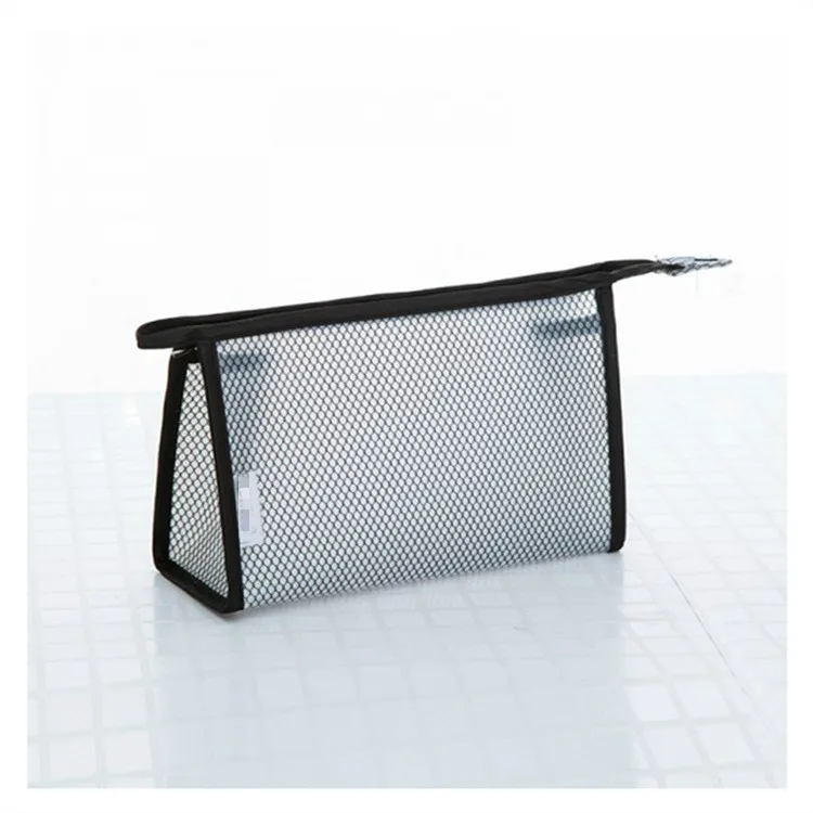 

Simple fashion mesh cosmetic portable storage bag waterproof wash travel travel supplies organizer