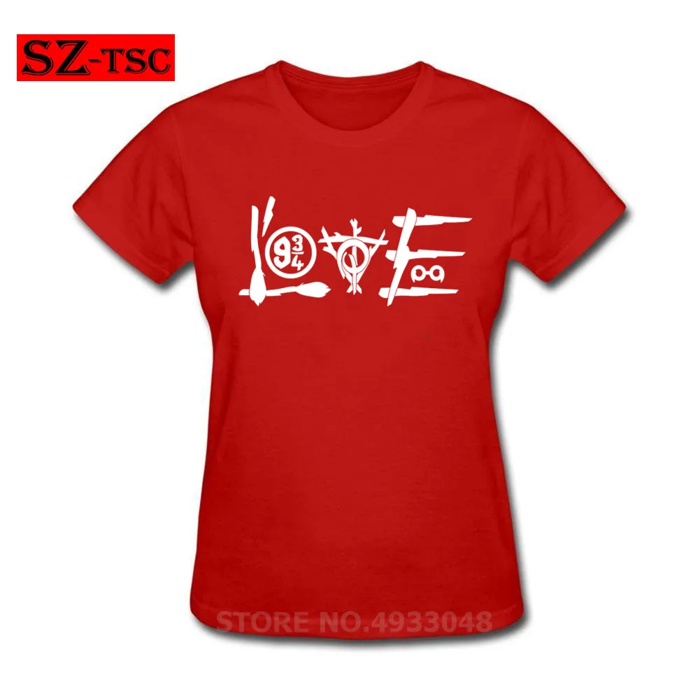 

Harry Love Creative Design T Shirt Women Potter T-Shirt Female Graphic T-Shirts Awesome Classic Cotton Short Sleeve Women Tshirt