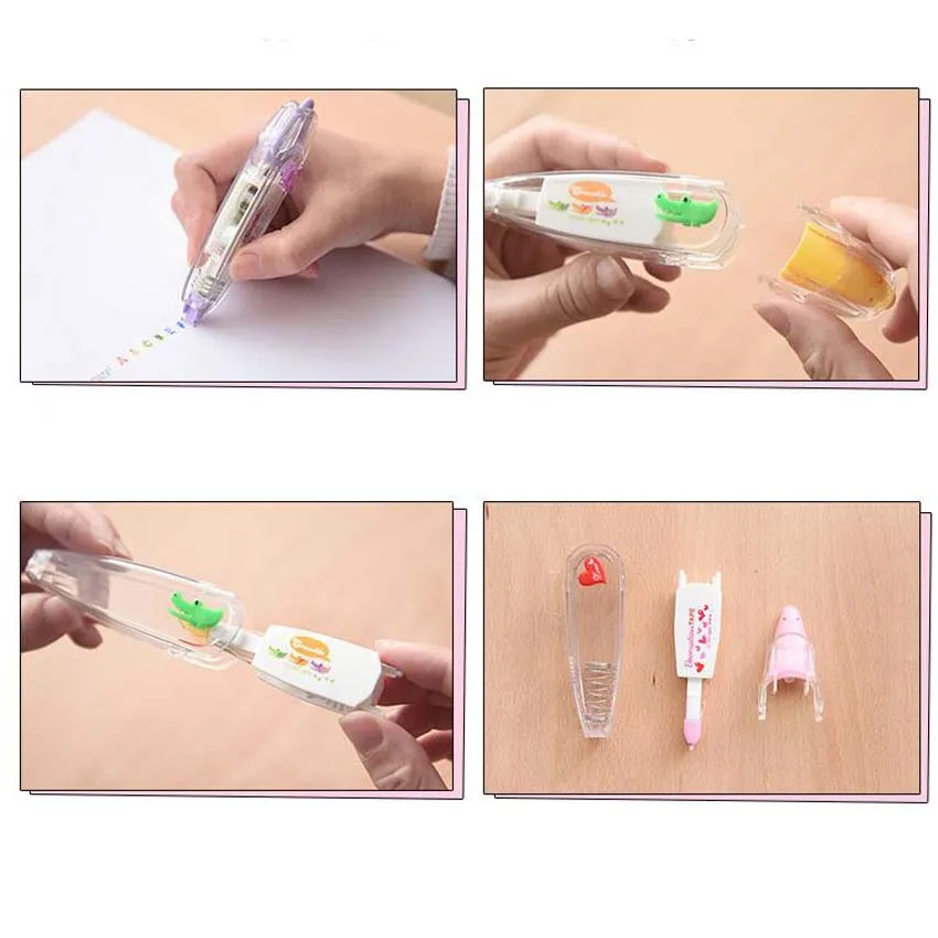 Мультфильм коррекция ленты штамп ручка подарок Принцесса День Рождения украшения Дети поставляет Baby Shower вечерние сувениры для девочек и мальчиков