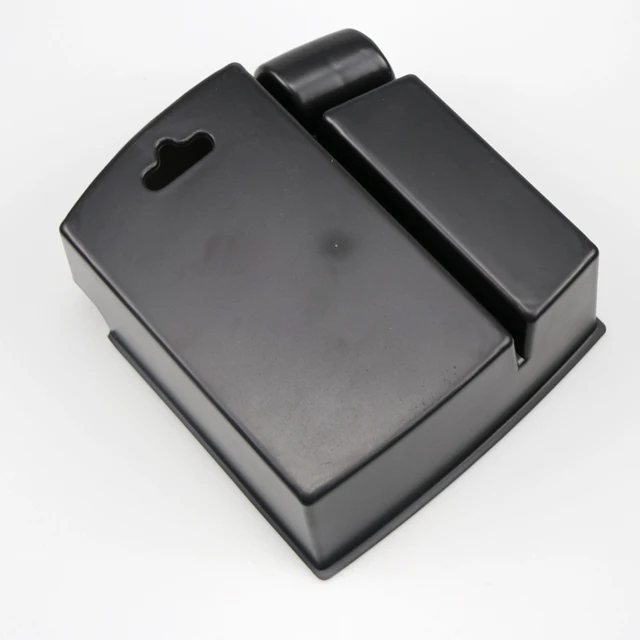 Car Styling Accessories 1PCS Plastic Interior Armrest Storage Box Organizer Case Container Tray For Hyundai Kona 2017 2018